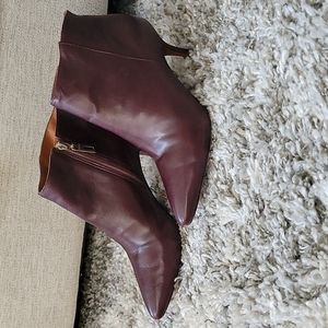 Schutz Bordeaux Booties